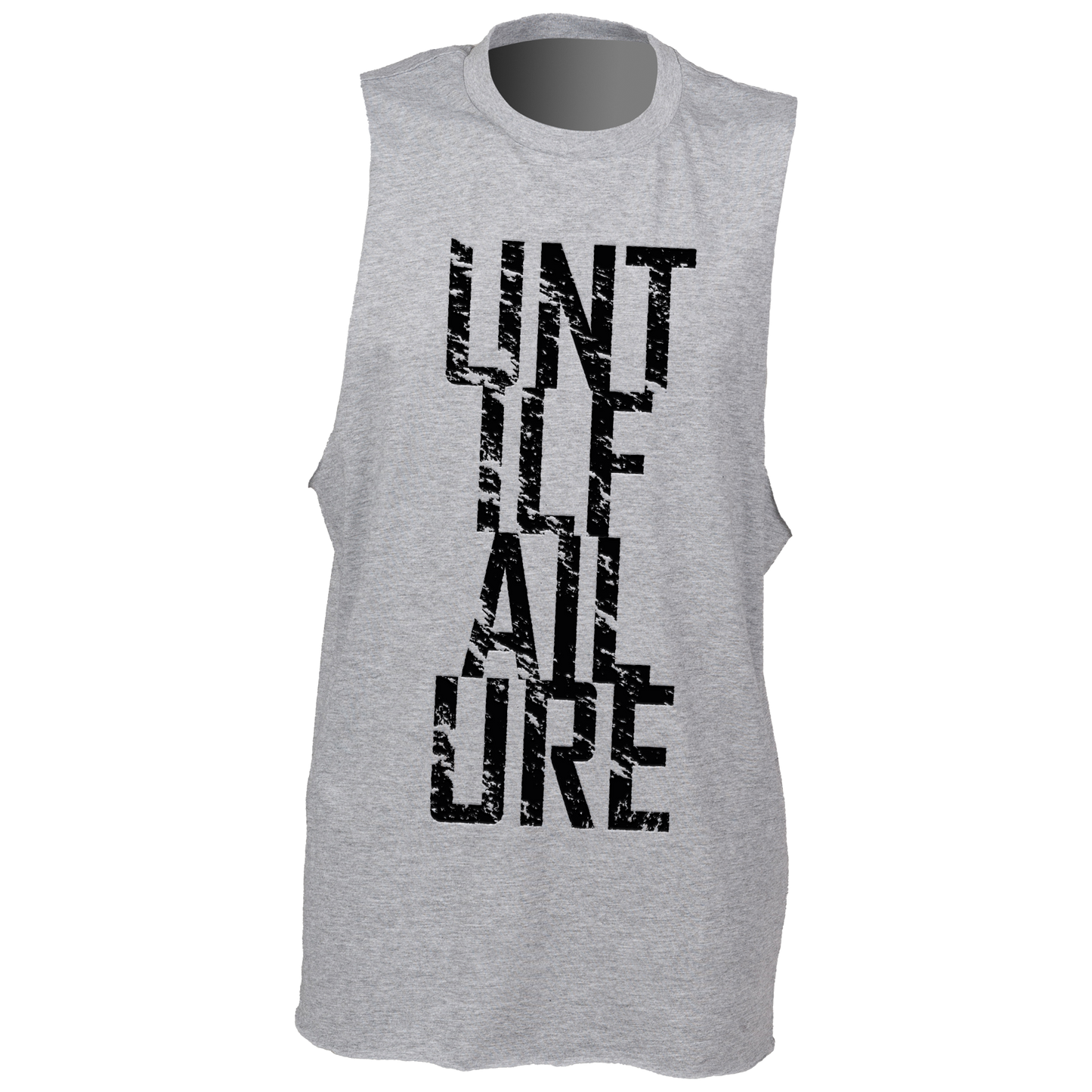 High Neck Slash Armhole Vest - UntilFailure Distress - UntilFailure