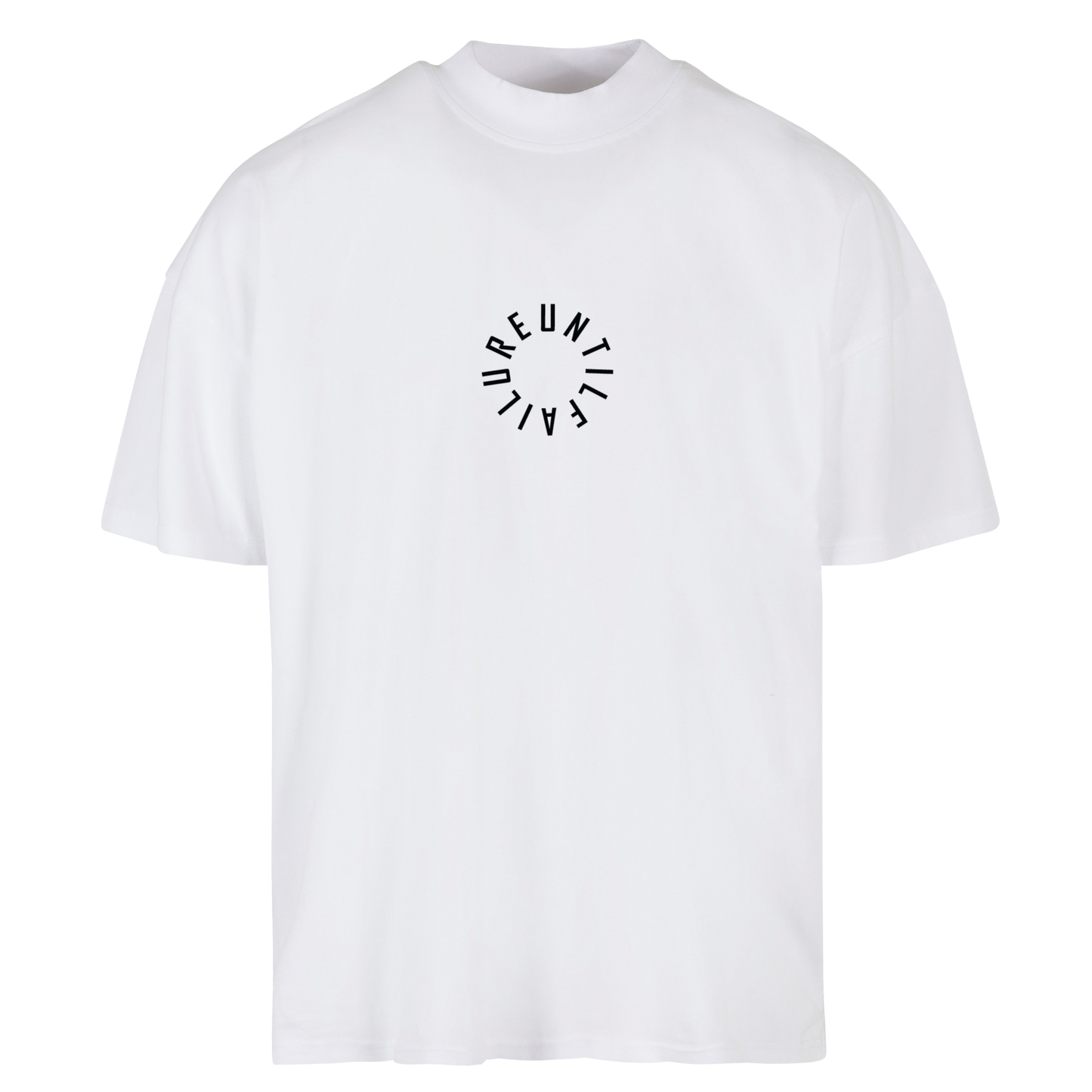 Mock Neck Oversized T Shirt - UntilFailure 360 - UntilFailure