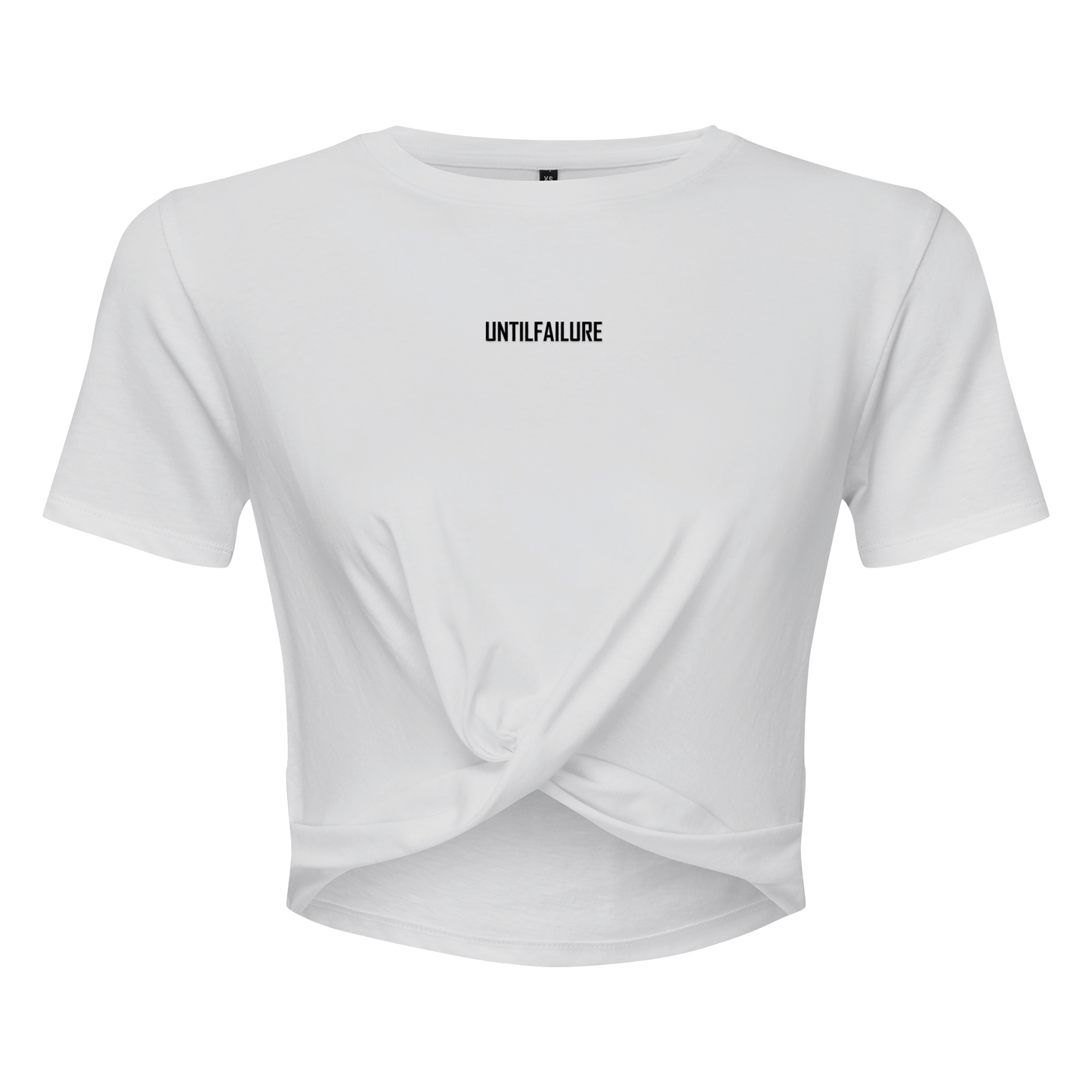 Twist Cropped Top - UntilFailure Bold - UntilFailure