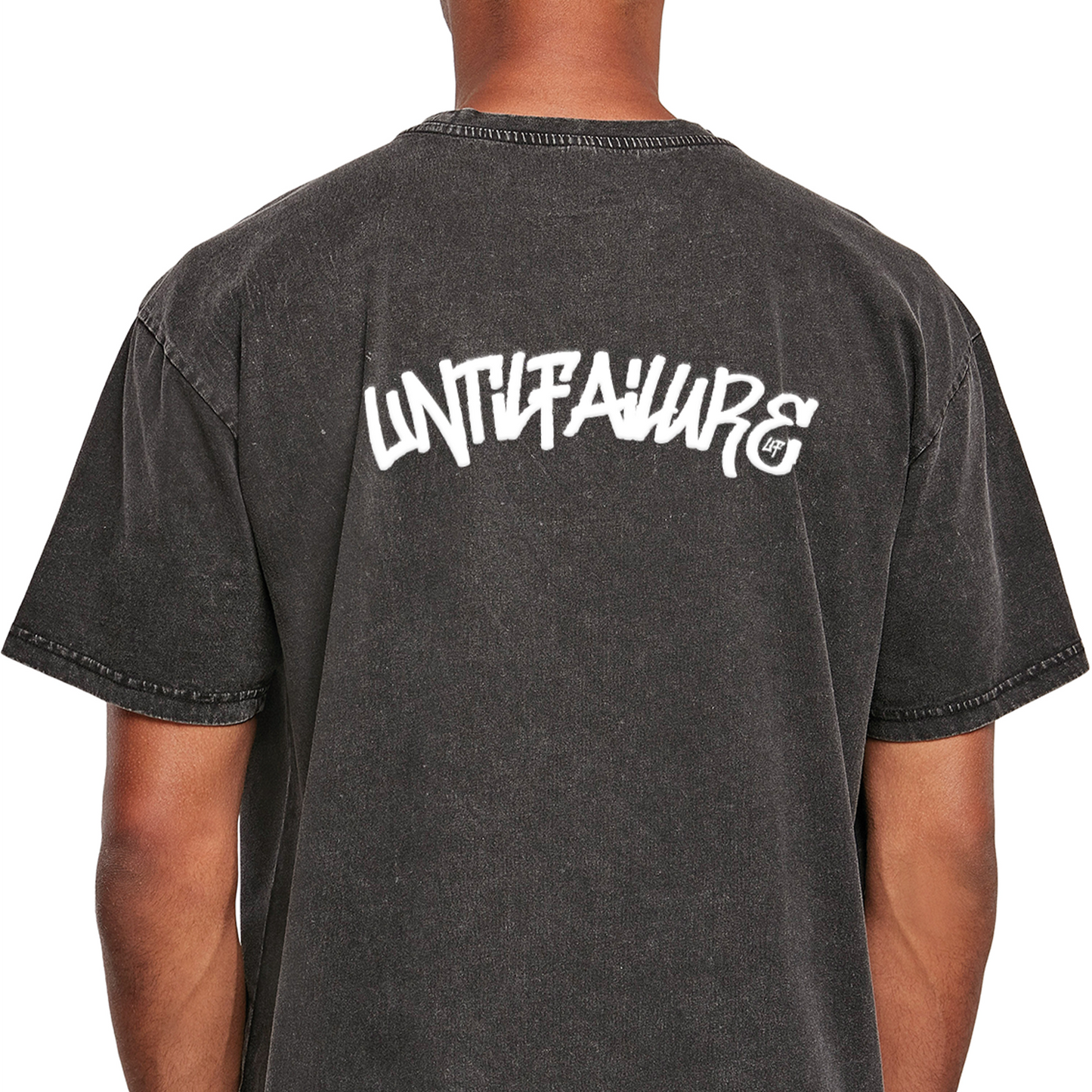 Acid Washed Oversized T Shirt - UntilFailure Graffiti - UntilFailure