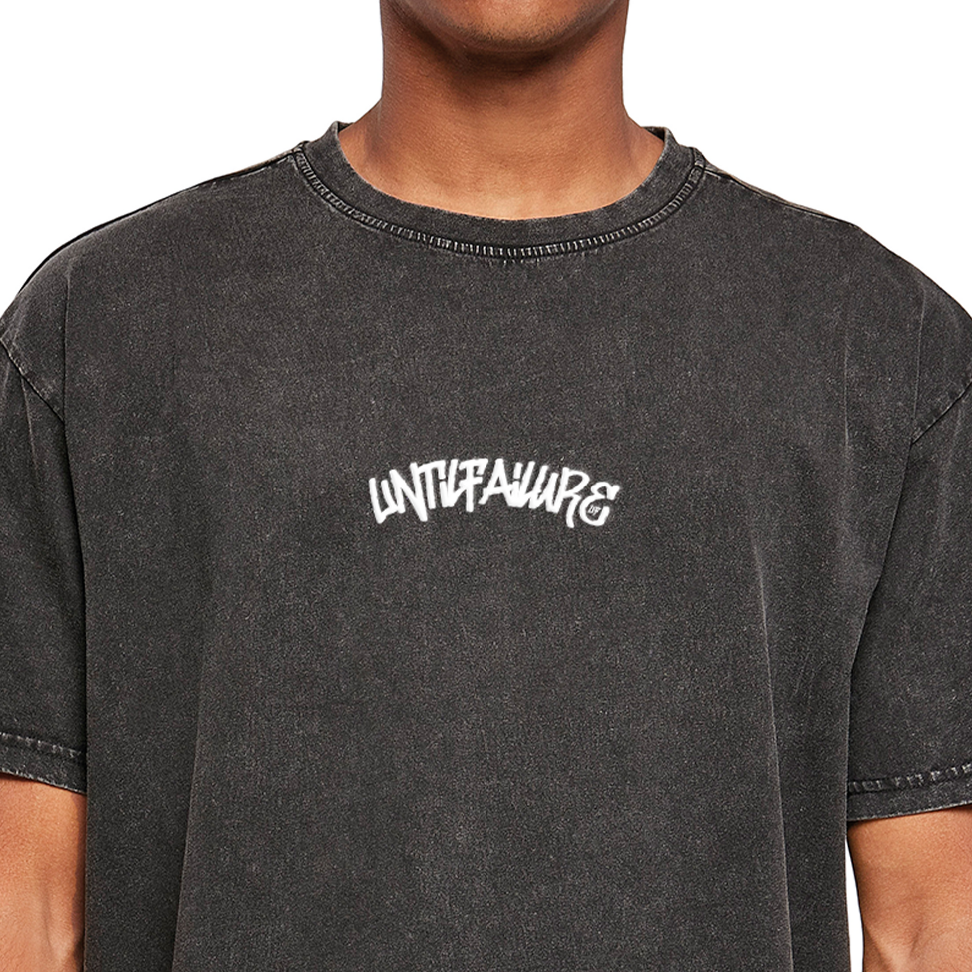 Acid Washed Oversized T Shirt - UntilFailure Graffiti - UntilFailure