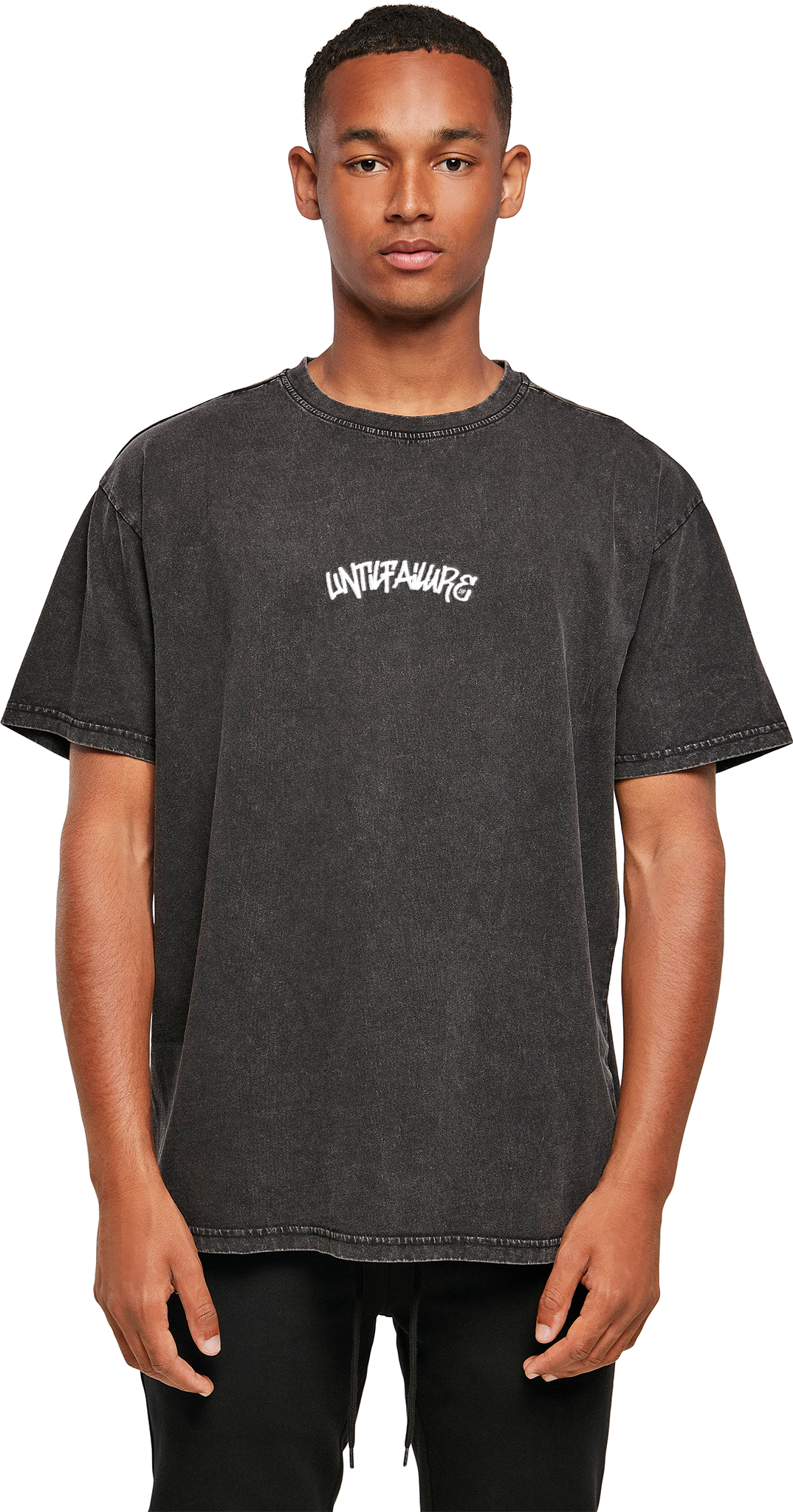 Acid Washed Oversized T Shirt - UntilFailure Graffiti - UntilFailure