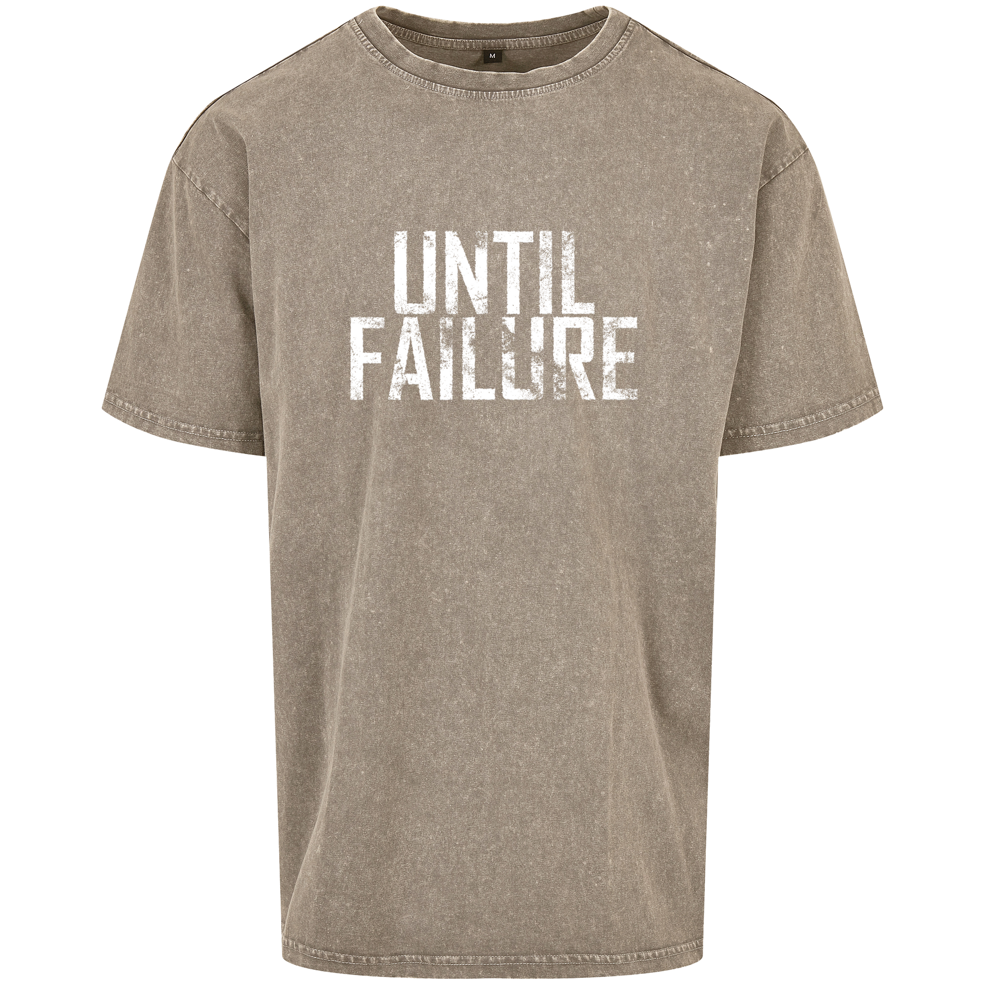 Acid Washed Oversized T Shirt - UntilFailure Rough - UntilFailure
