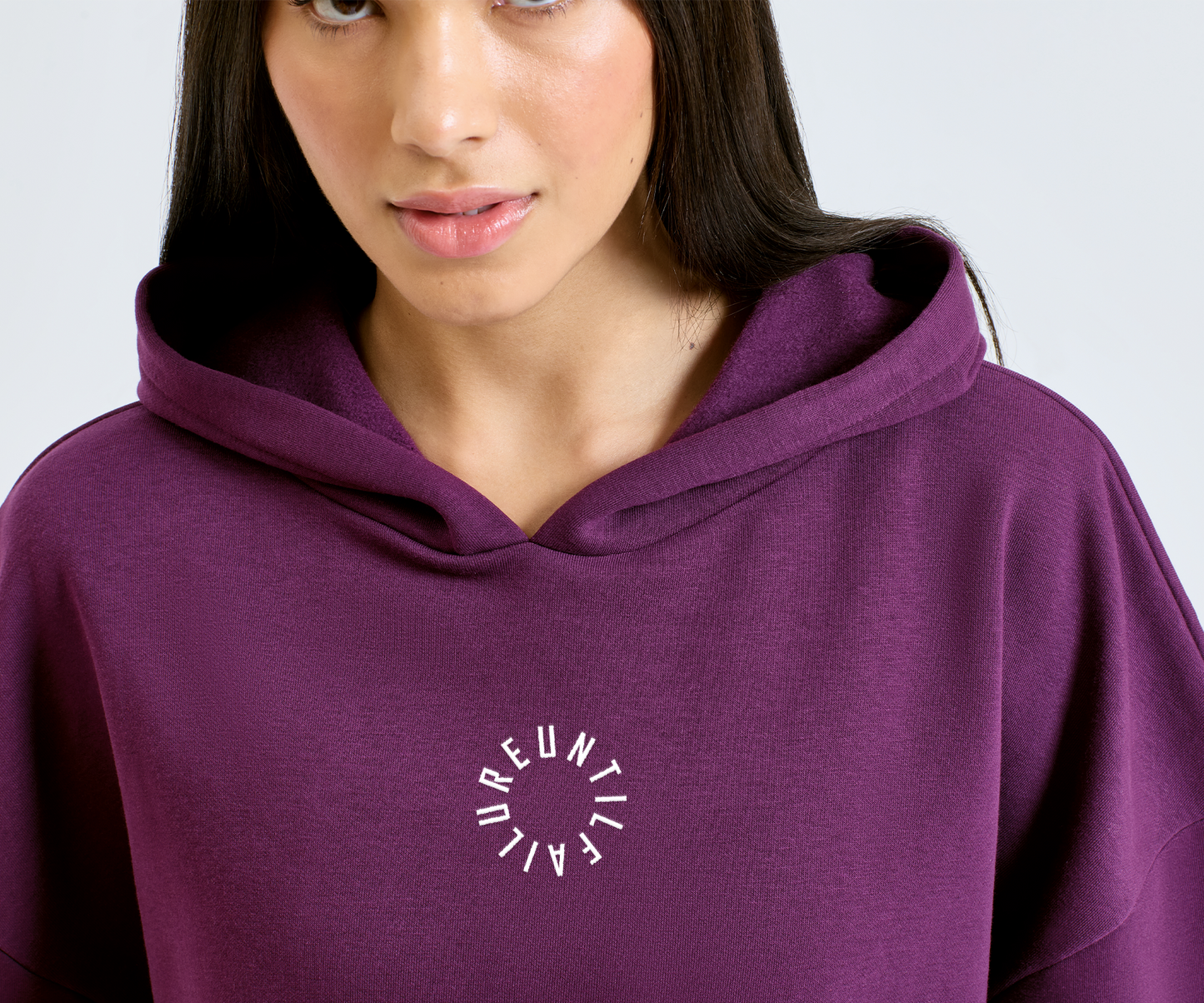 Cropped Oversized Hoodie - UntilFailure 360