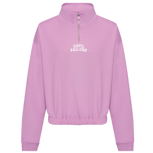 Cropped Zip Sweatshirt - UntilFailure Varsity