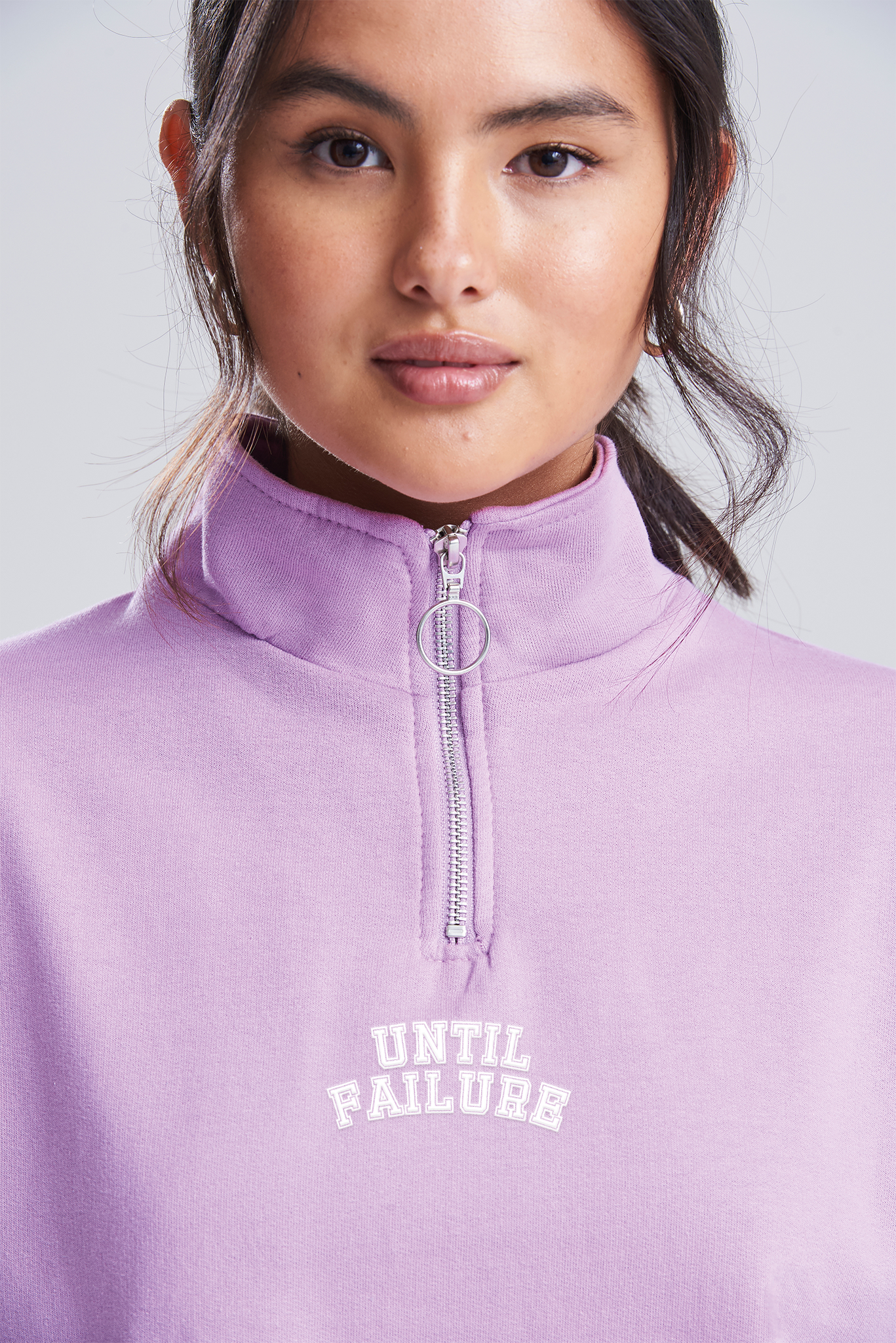 Cropped Zip Sweatshirt - UntilFailure Varsity