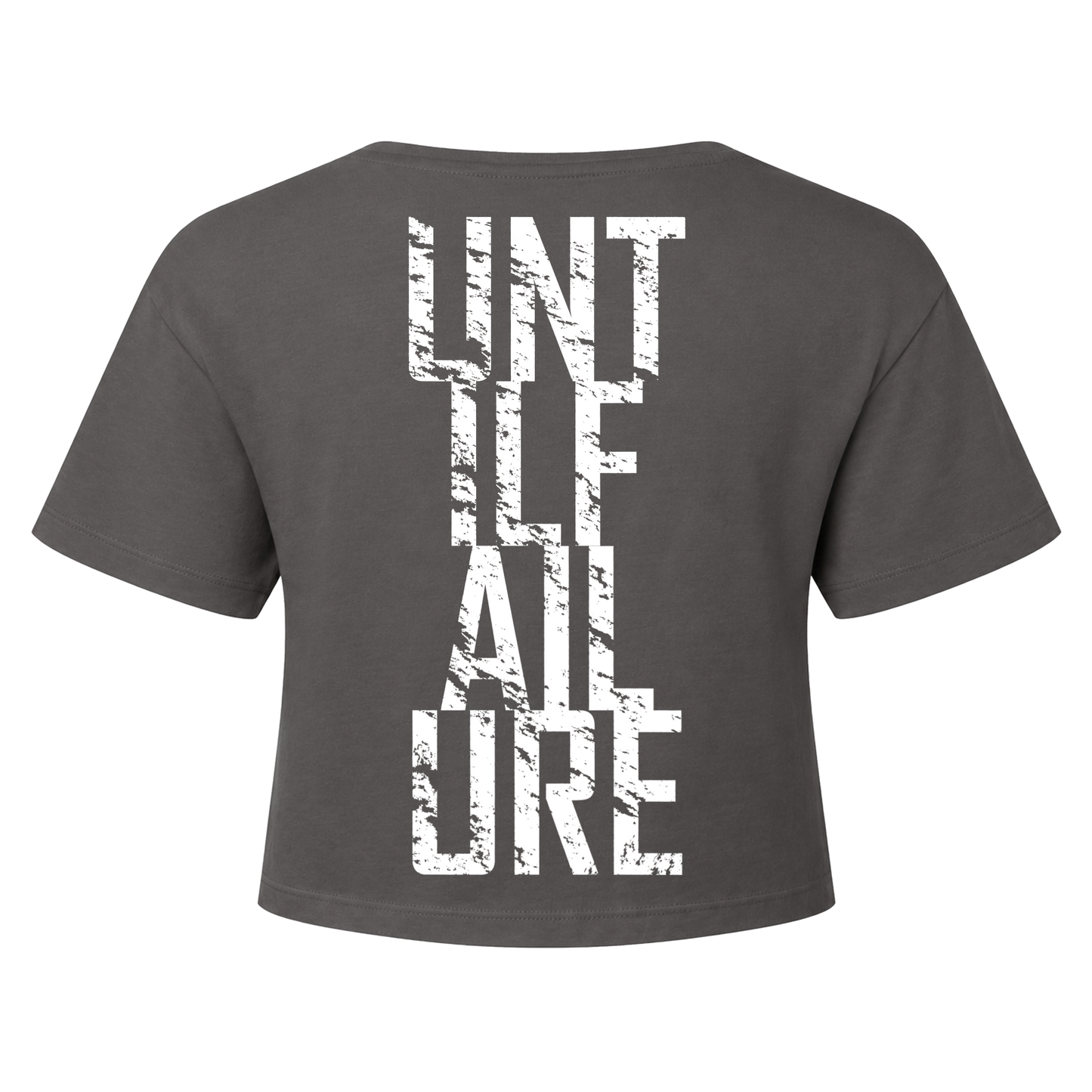 Lifestyle Cropped Top - UntilFailure Distress