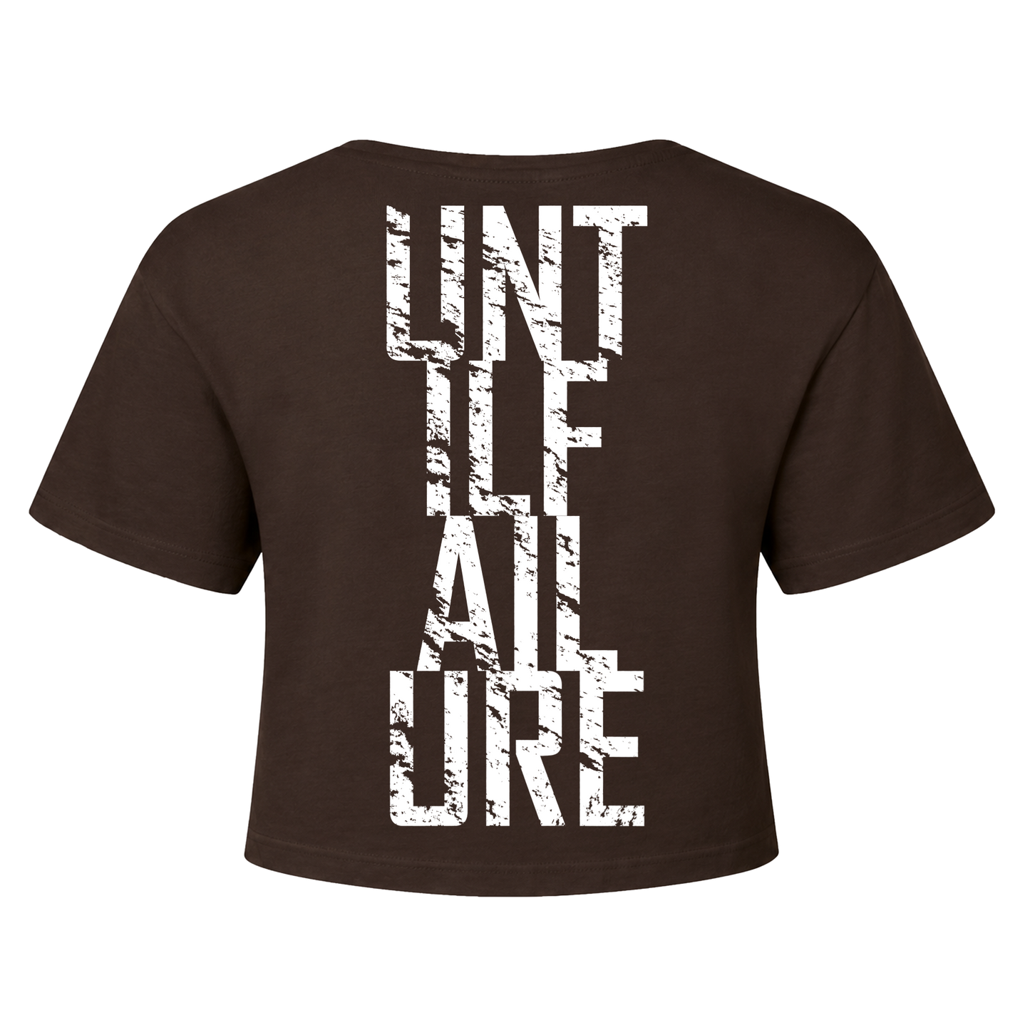 Lifestyle Cropped Top - UntilFailure Distress