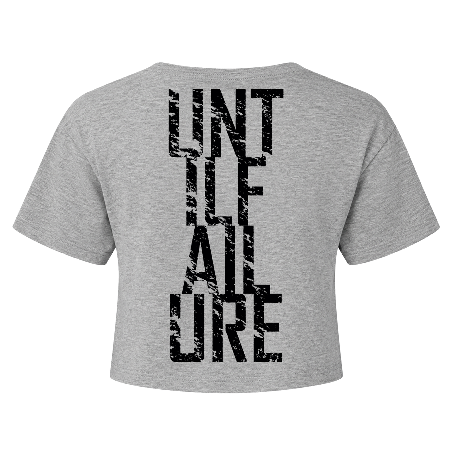 Lifestyle Cropped Top - UntilFailure Distress