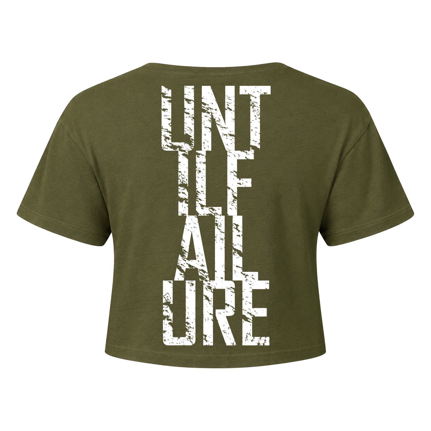 Lifestyle Cropped Top - UntilFailure Distress