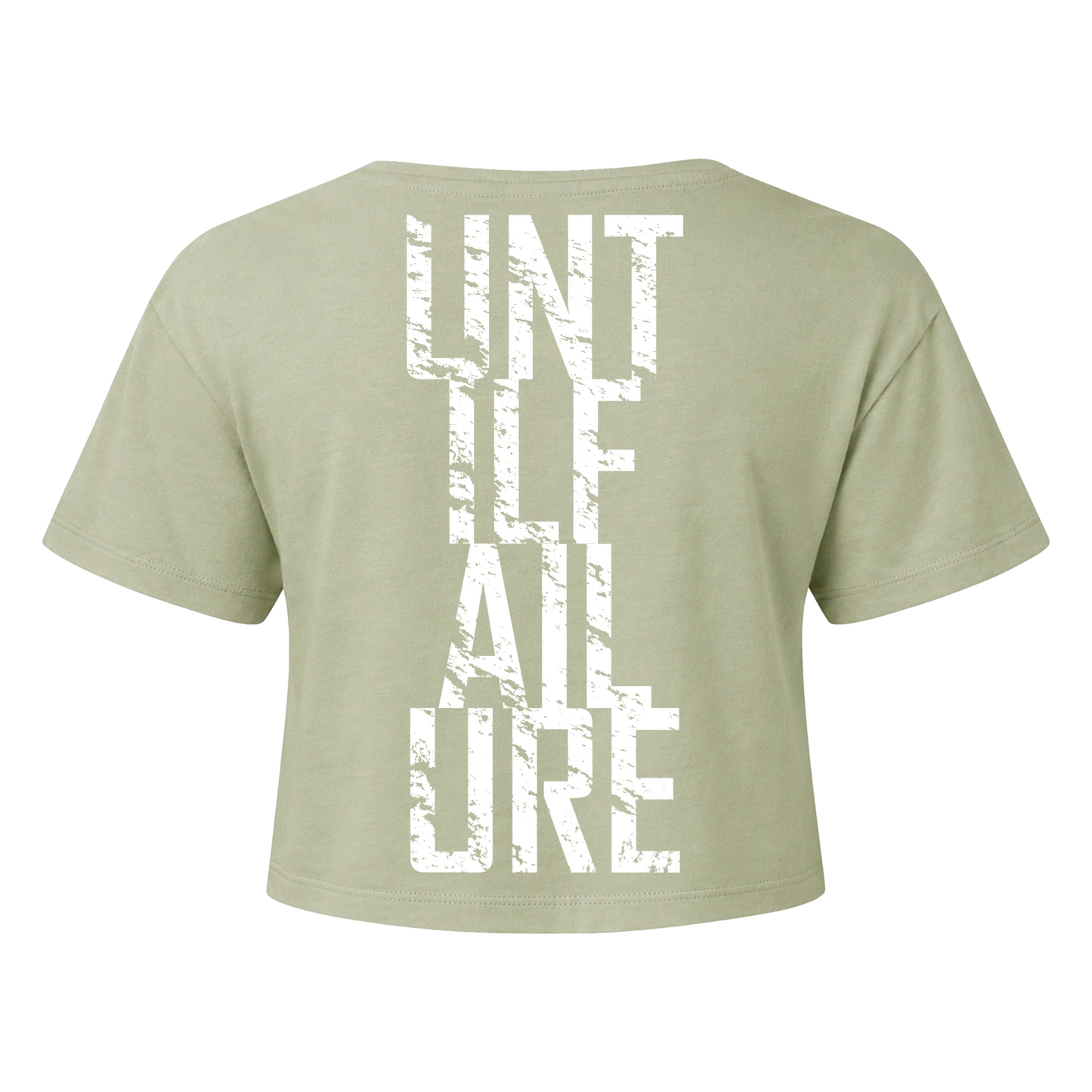 Lifestyle Cropped Top - UntilFailure Distress