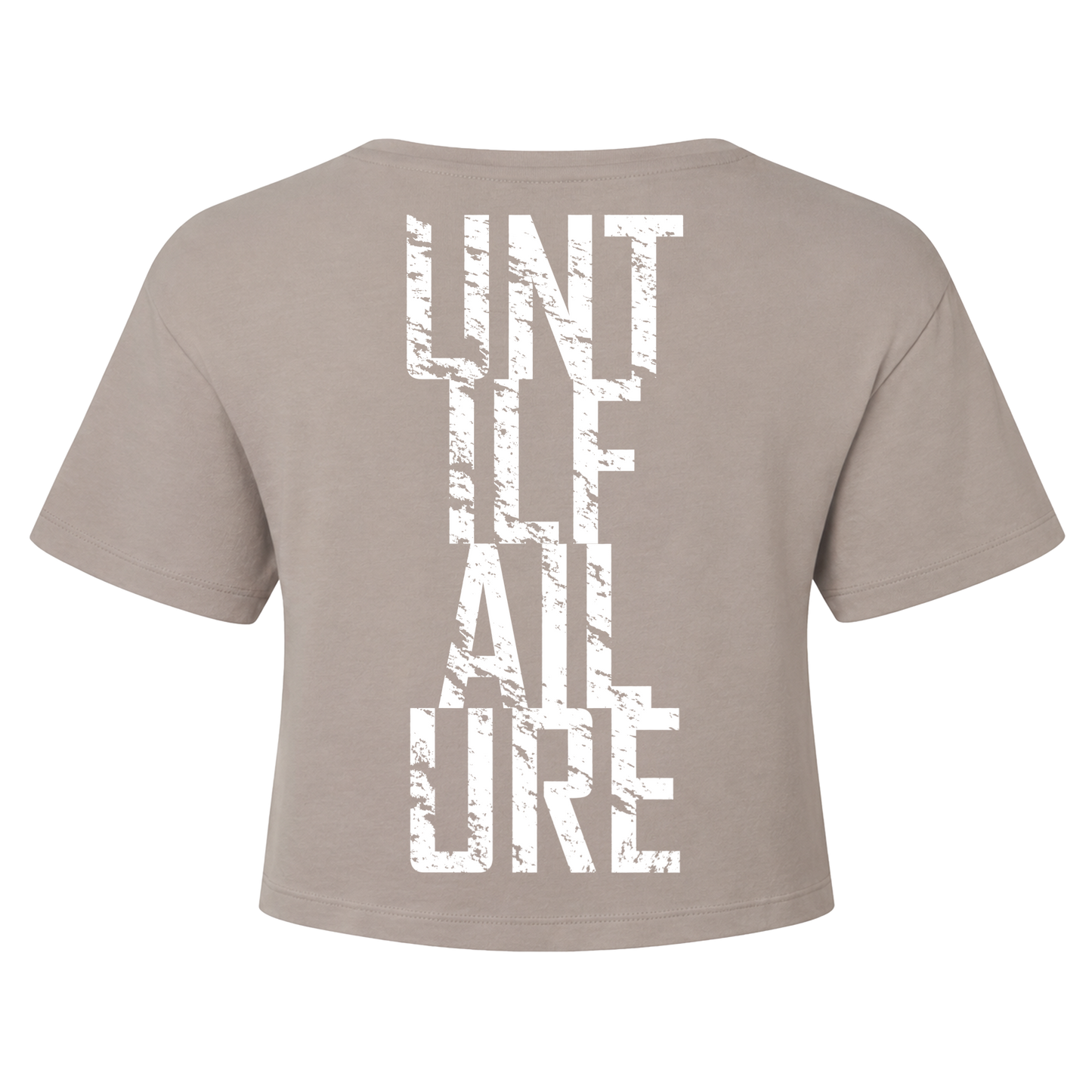 Lifestyle Cropped Top - UntilFailure Distress