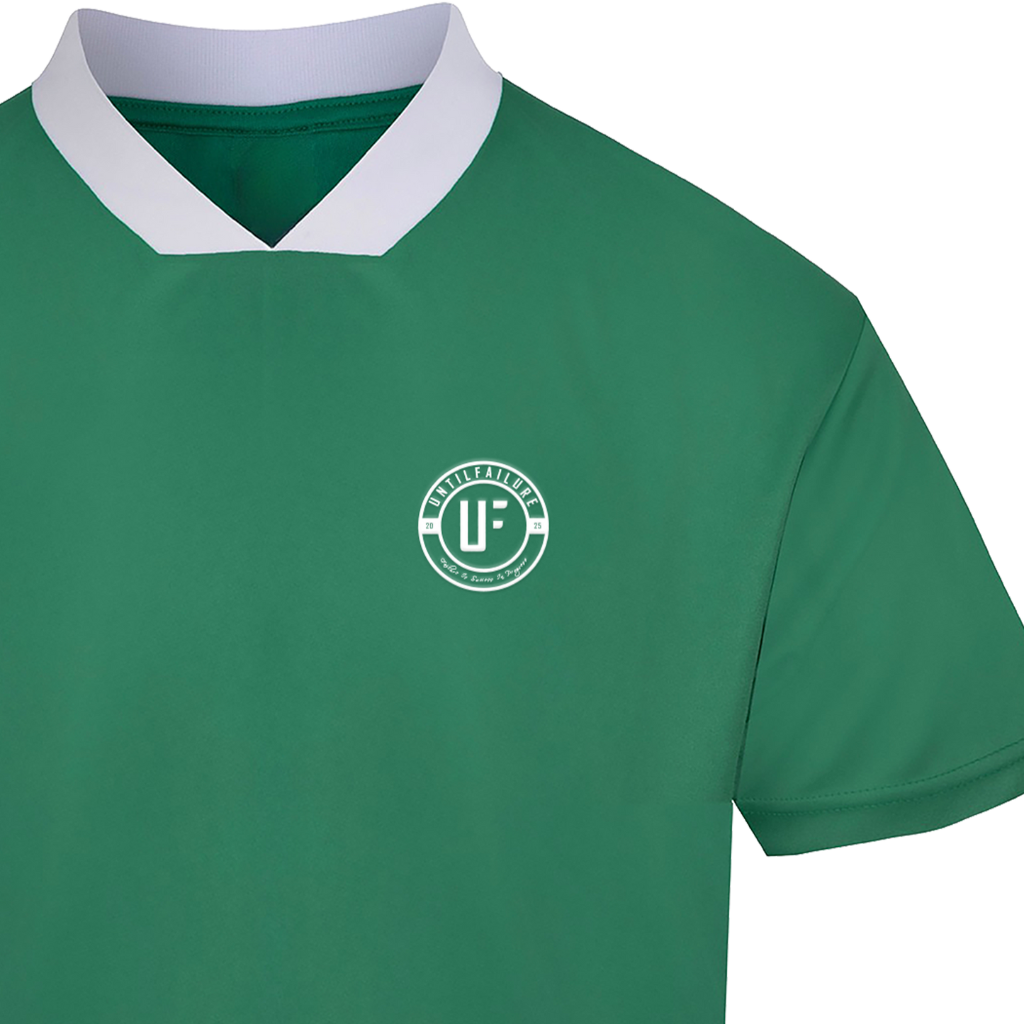 Retro Sports Jersey Green - UntilFailure Badge