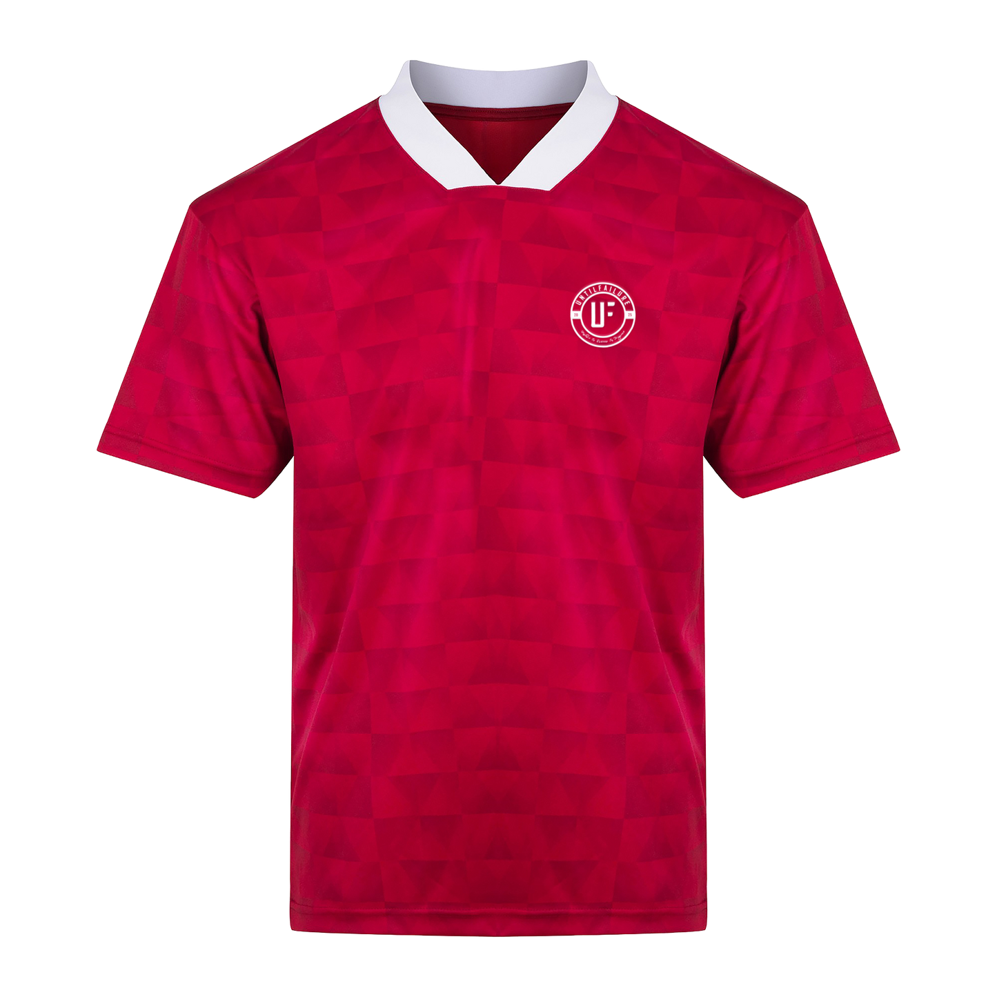Retro Sports Jersey Red - UntilFailure Badge