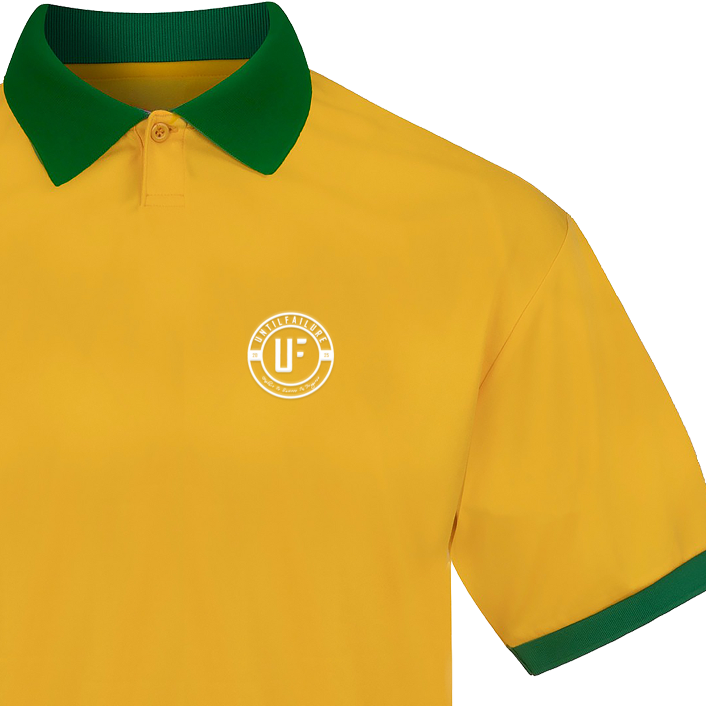 Retro Sports Jersey Yellow - UntilFailure Badge