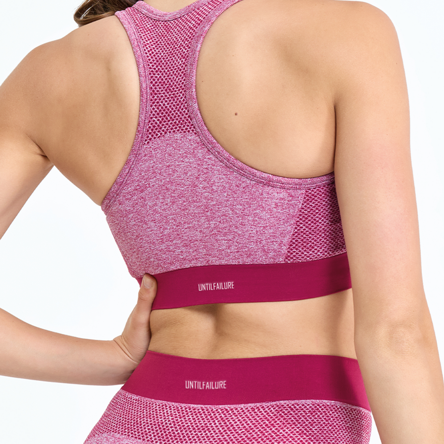 Seamless Contrast Sports Bra - UntilFailure