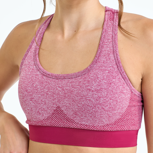 Seamless Contrast Sports Bra - UntilFailure